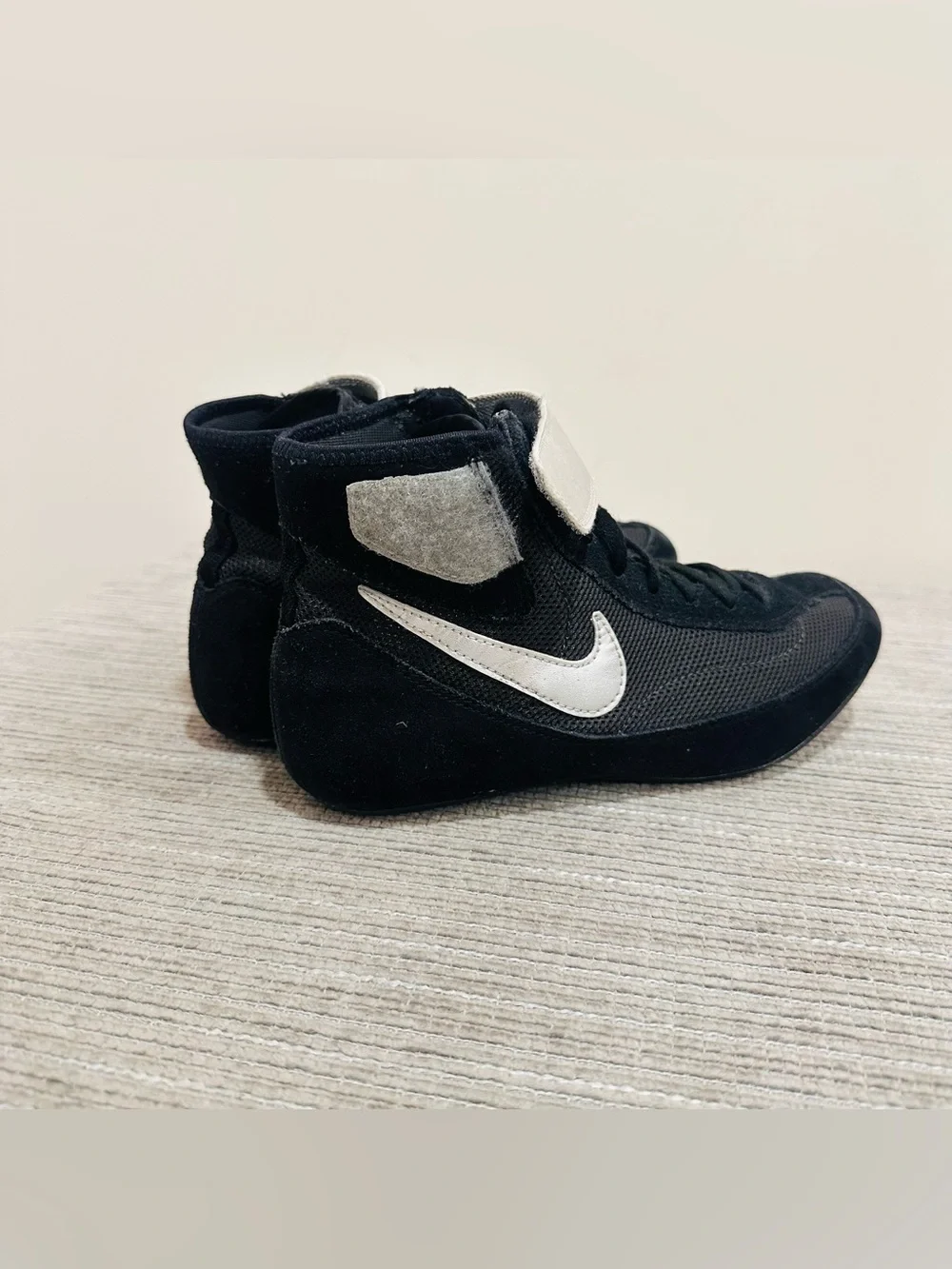 Nike Speedsweep VII Mens Size 7,5 Black And Silver 366683-004